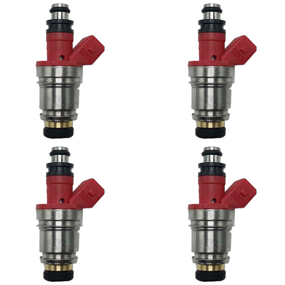 4-pack fuel injectors JS21-1 16600-86G00 for 1990-1995 for Nissan Pickup D21 2.4L