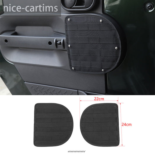 2¡ÁMutifunction Door Storage Tactical Hanging Board for Jeep for Wrangler JK 2007-10
