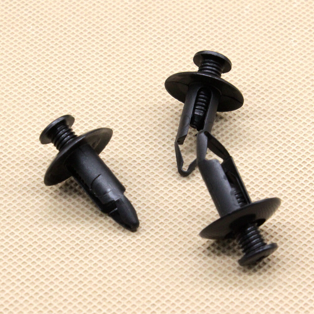 10 X Push Type Retainers Bumper Rivet Clip Plastic Screw for Nissan GT-R Fender
