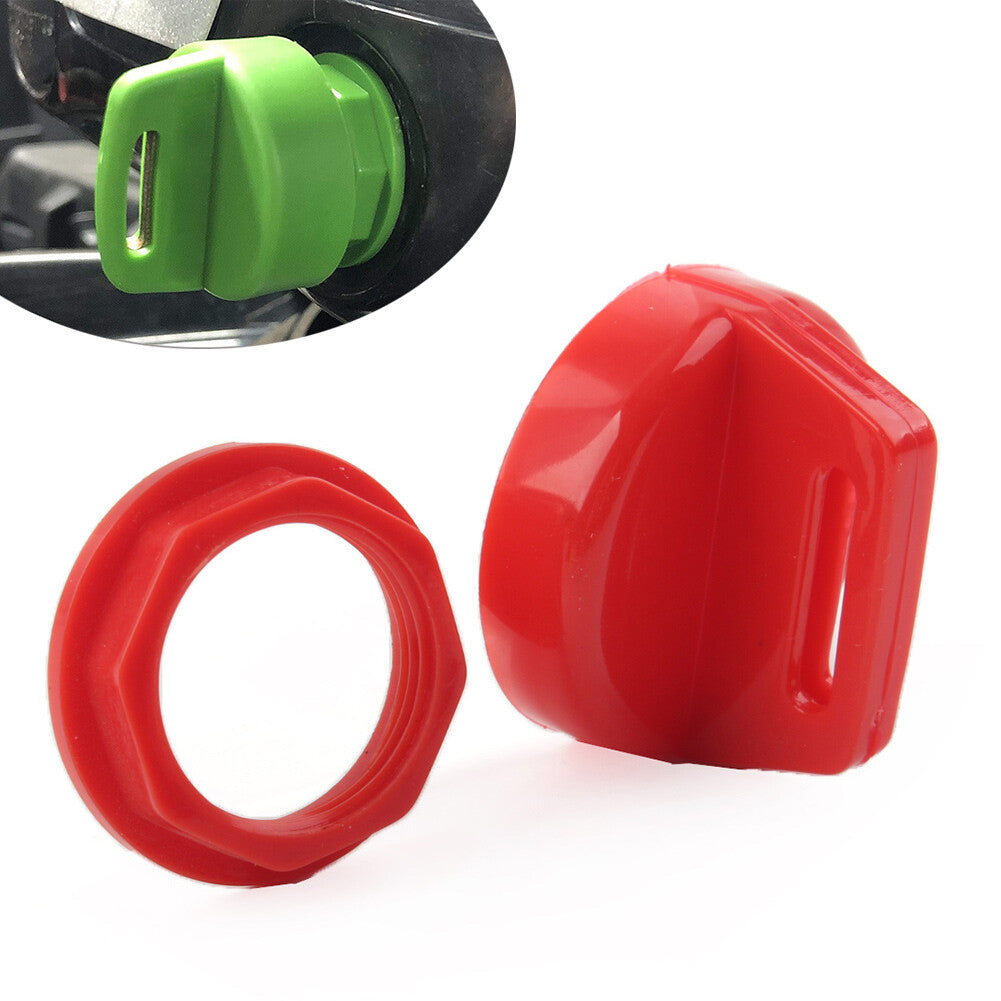 Ignition Key Cover w/Nut Fit for Polaris RZR XP 800-1000 Ranger Sportsman red