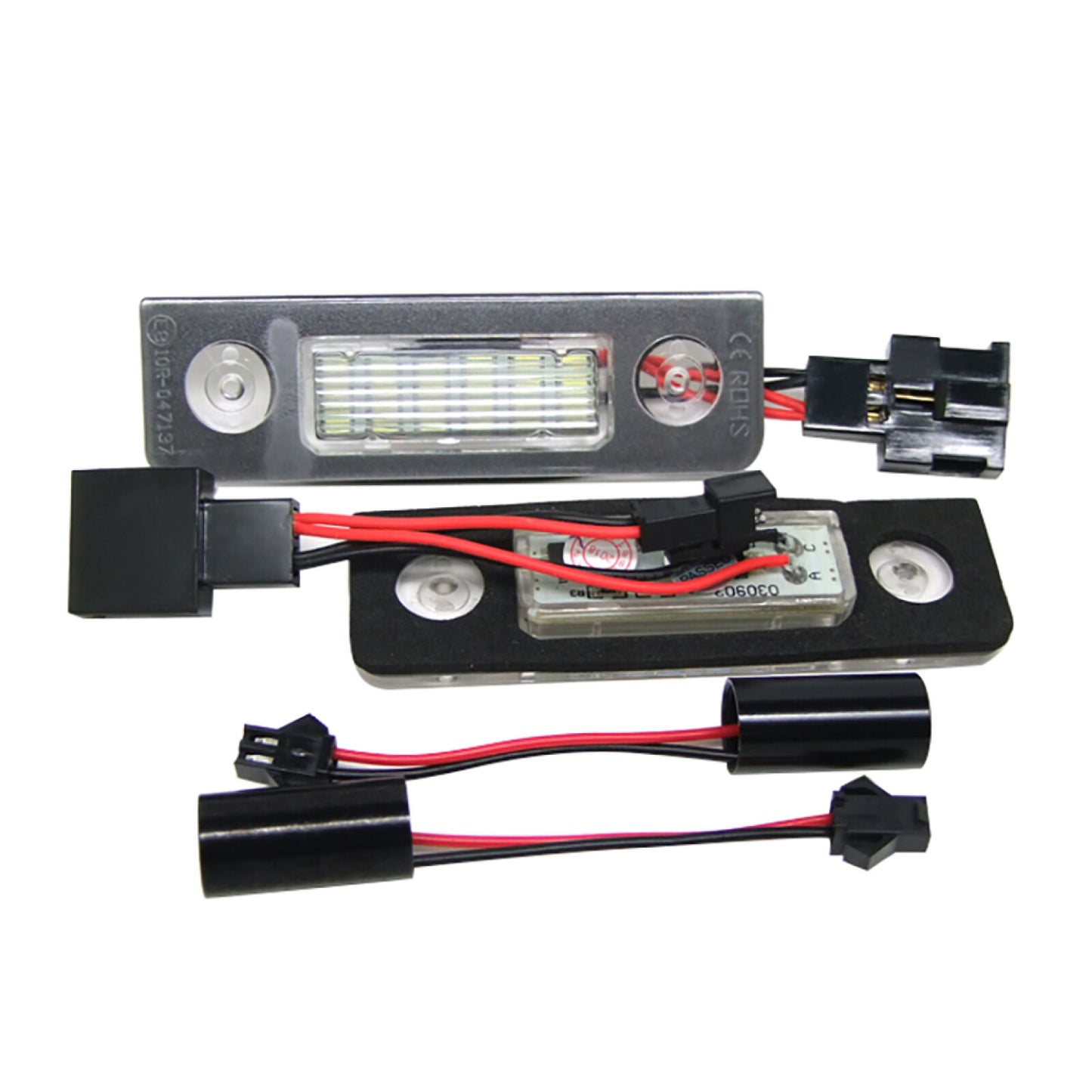 6500K Number License Plate LED Lights for Skoda Octavia ll Facelift 09-12 DIY