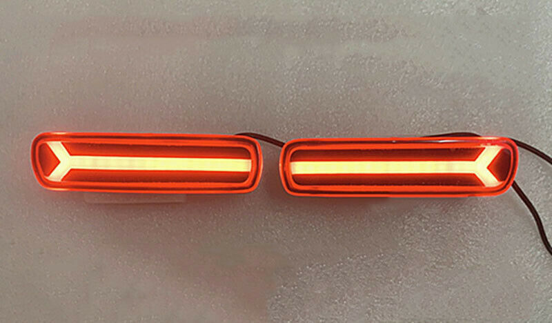 for LEXUS LX470 1998 1999 2000-2007 LED Car Rear Bumper Lamp Light Reflective 2X