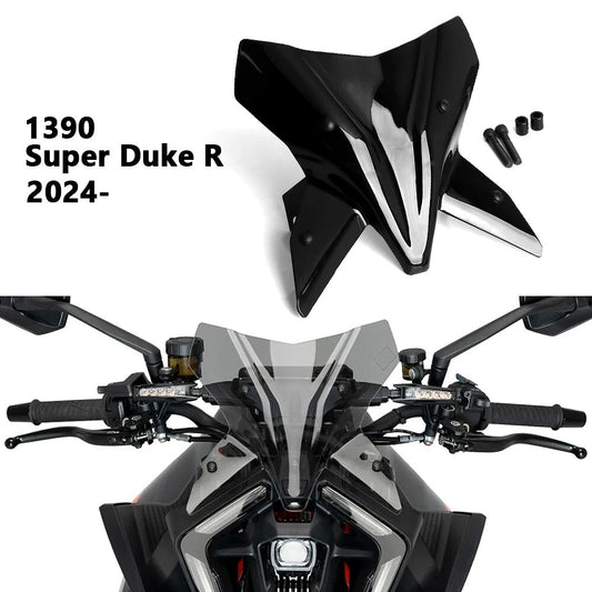 For 1390 Super R 2024 2025 Sport Touring Windshield WindScreen Deflector Shield