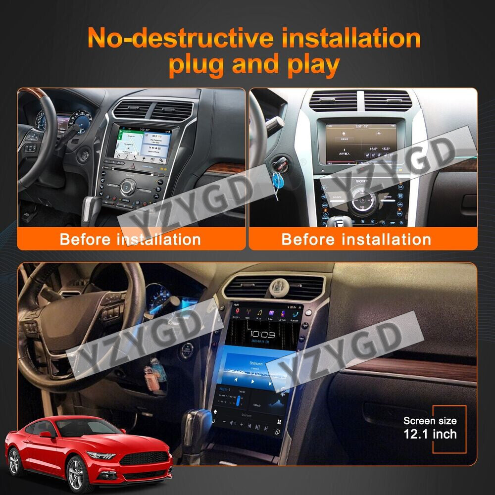 for Ford Explorer 2011-2019 Stereo Android CarPlay Car Radio Screen Receiver