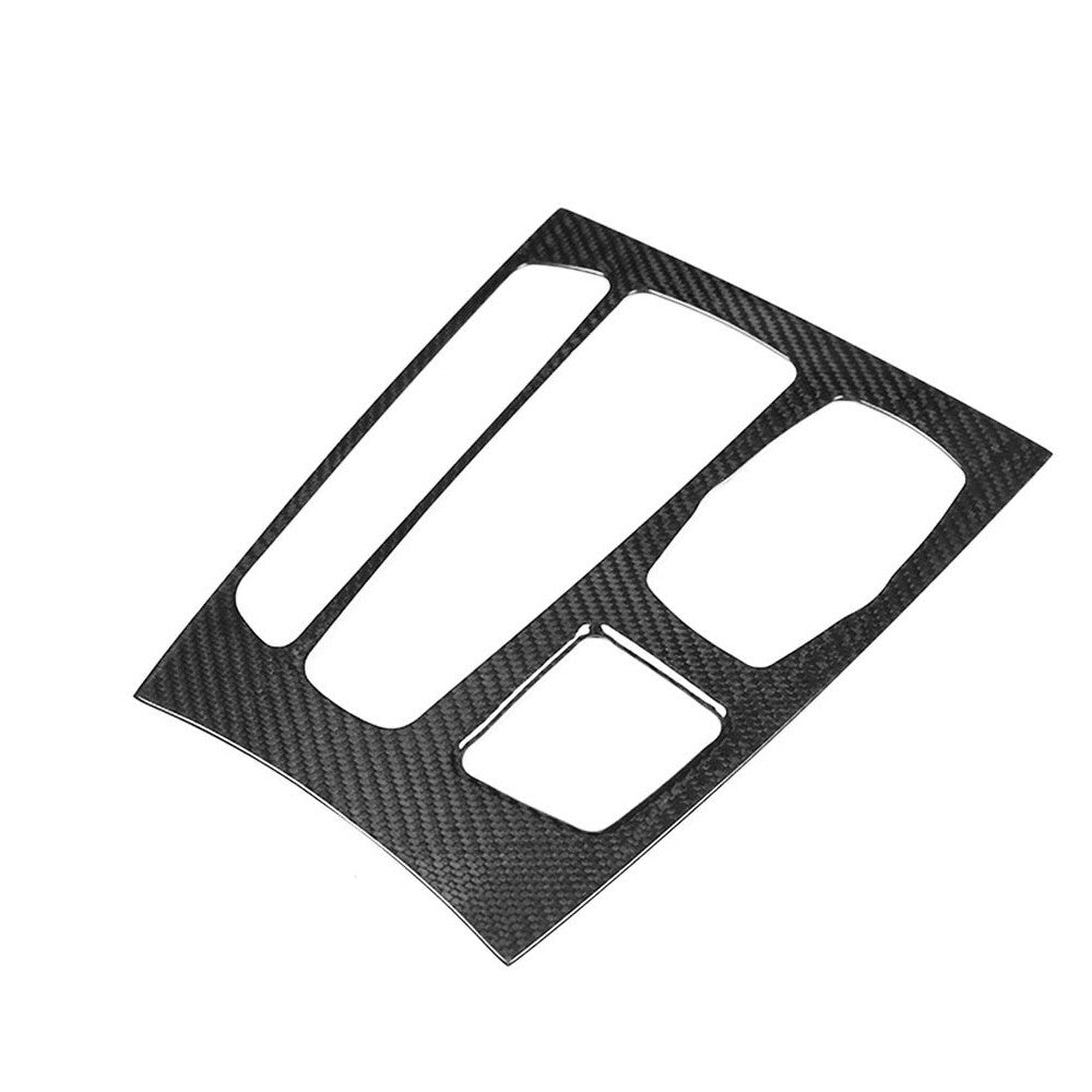 Carbon Fiber Central Console Gear Shift Panel Cover for BMW X5 X6 F15 2014-2018