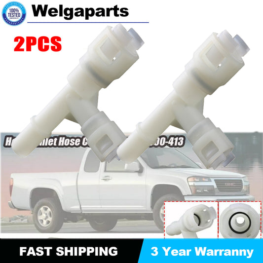 2X 800-413 Heater Hose Connector for Cadillac for Escalade for Chevy Avalanche for Yukon US