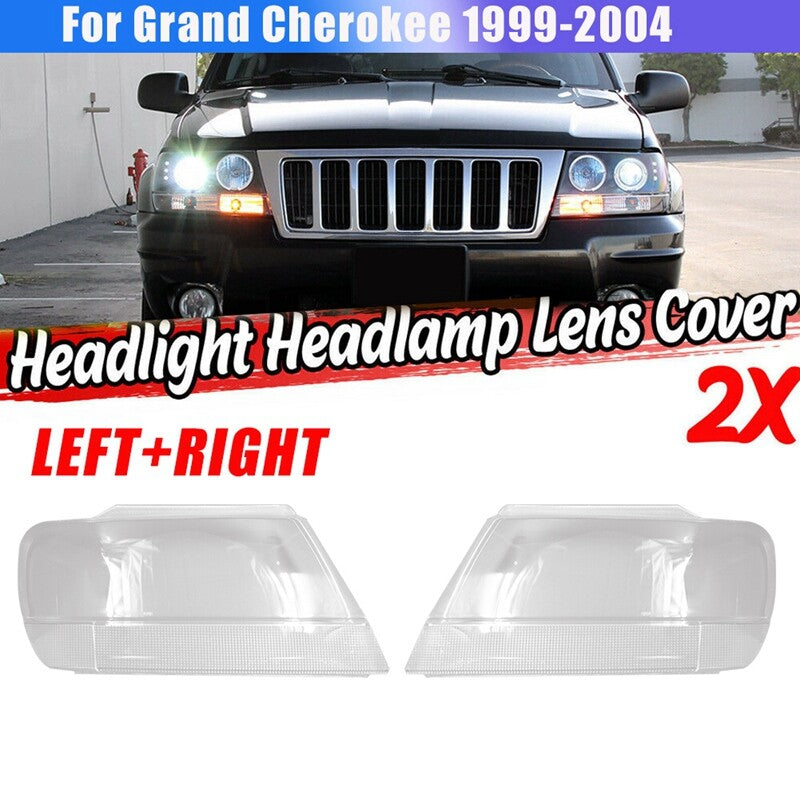 Headlight cover lens cap suitable for Jeep Grand Cherokee 1999 - 04 (approximately)