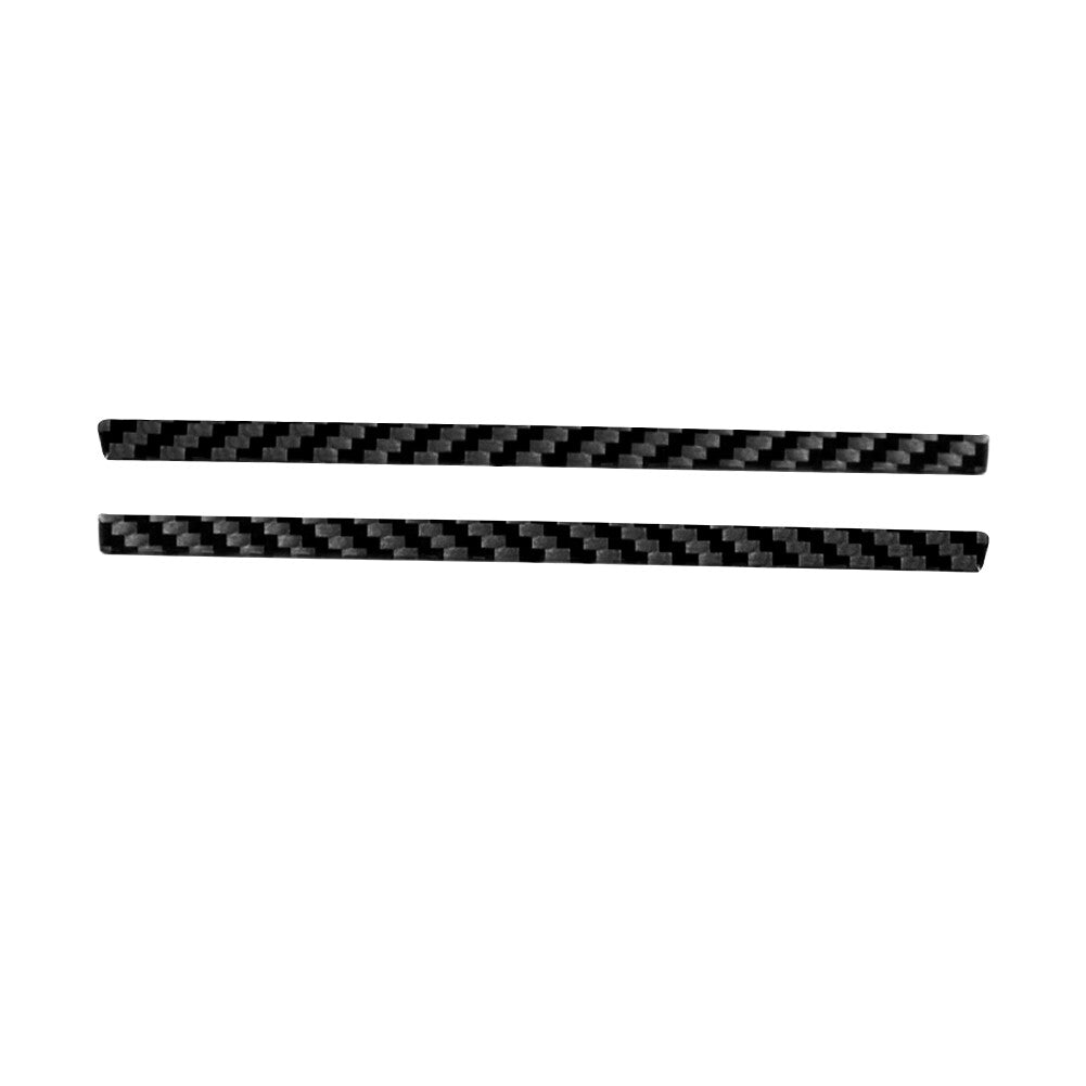 2X Carbon Fiber Front Door Air Vent Below Trim for Honda Ridgeline 2017-2020