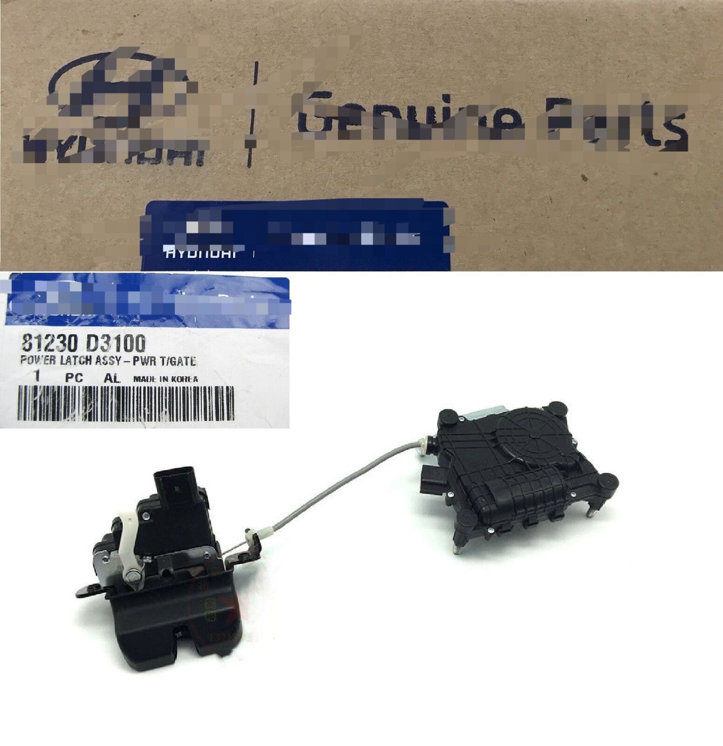 Suitable for 16-21 for Hyundai for Tucson rear tailgate latch lift door power actuator motor