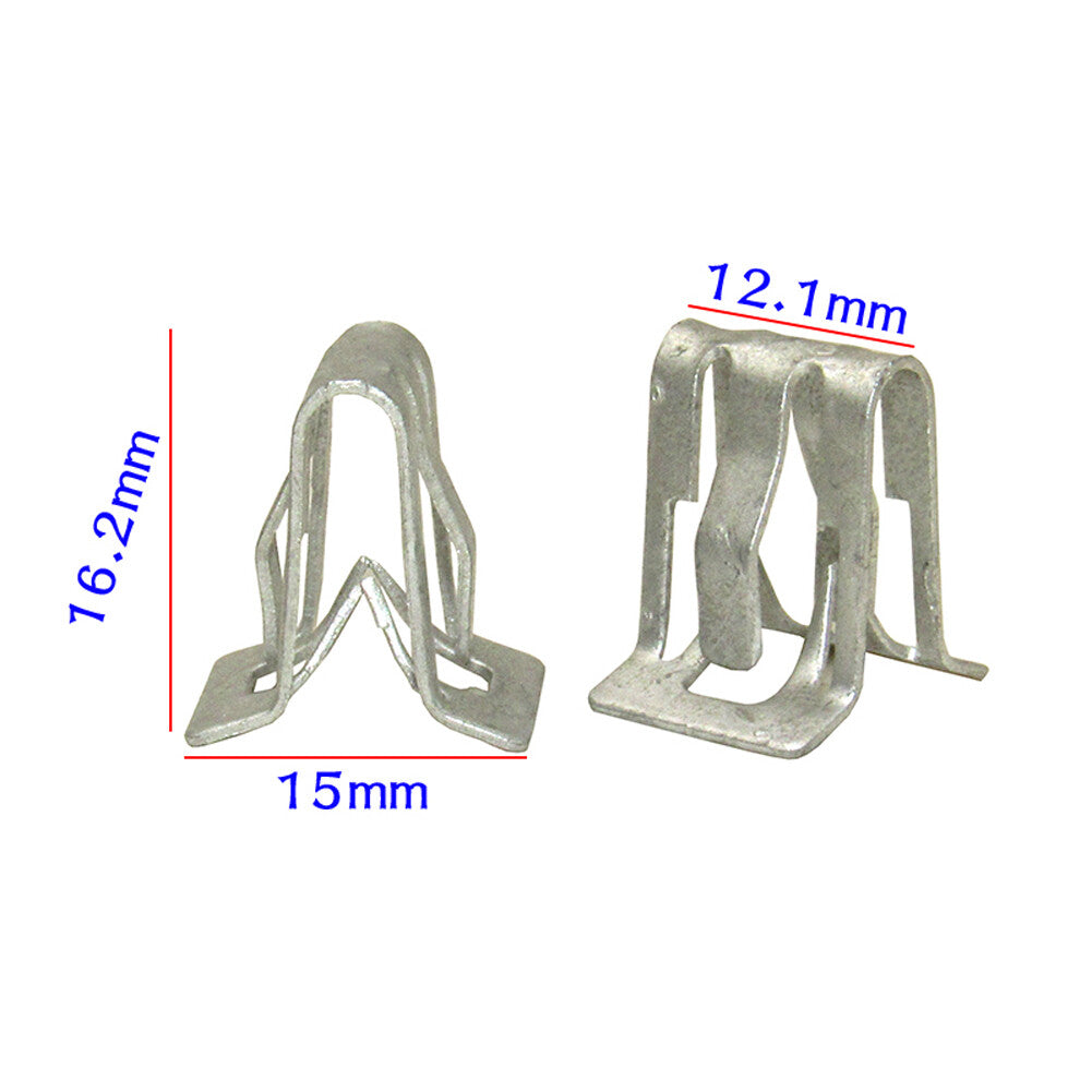 10 Car Console Dash Dashboard Trim Metal Retainer Clips for Jeep for Wrangler