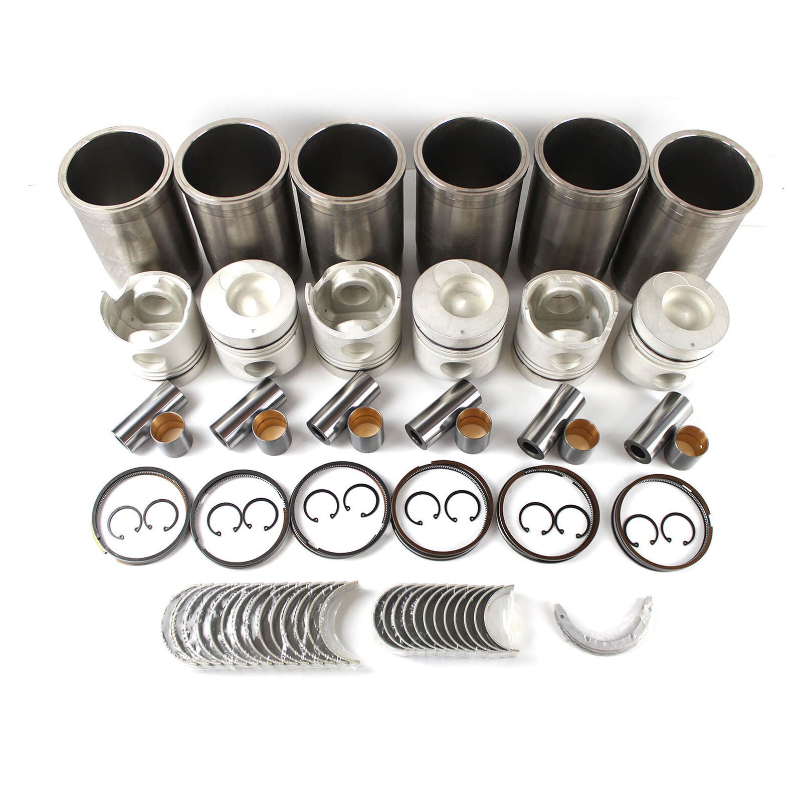 for Mitsubishi Kobelco Kato DH700 Engine Rebuild Kit 6D14 6D14T Excavator DHL