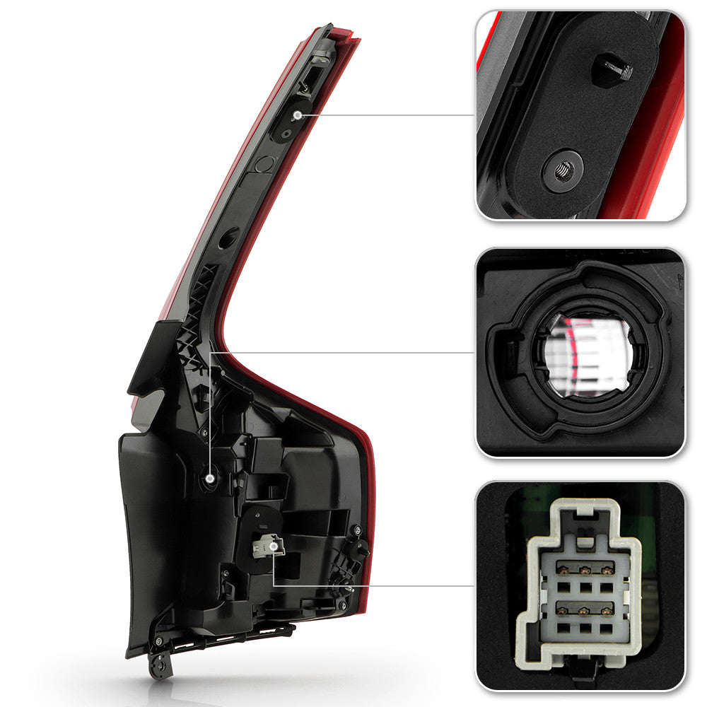 LED taillight replacement parts for 2016-2024 for Volvo XC90 brake lights (left + right -).