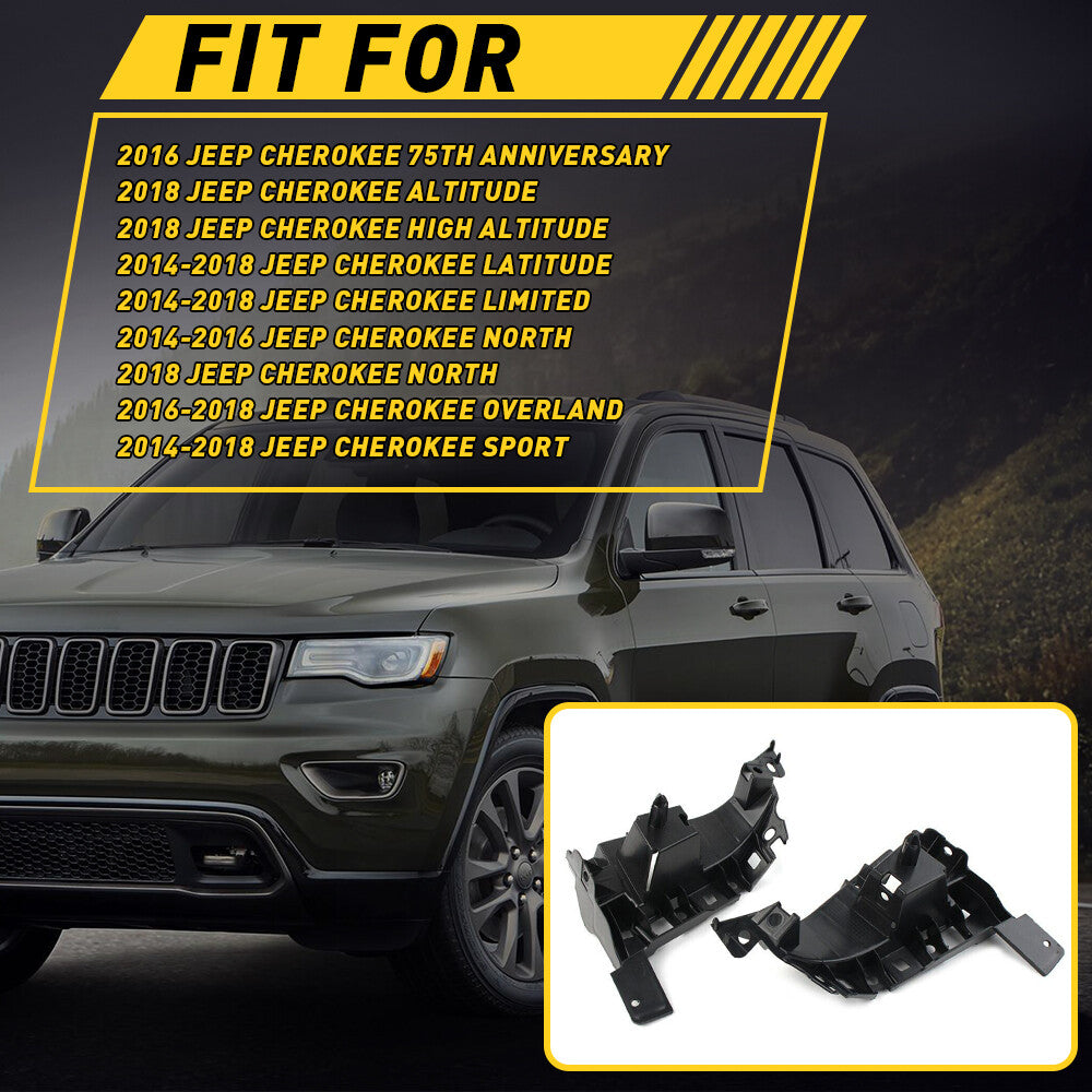 Suitable for 2014-2016 for Jeep Cherokee North Right + Left Front Bumper Brake Mount LH Right Hand Grip Kit