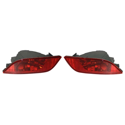 2 Rear Bumper Reflectors Right Left for 2017-2020 for Jeep Compass Red New