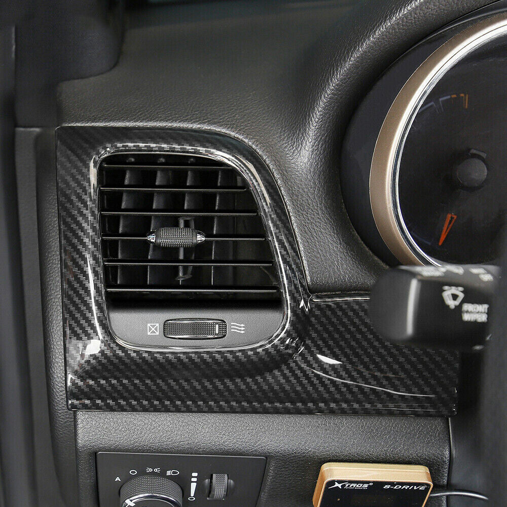 Carbon Fiber Console Dashboard Panel Cover trim for Jeep Grand Cherokee 2011-20