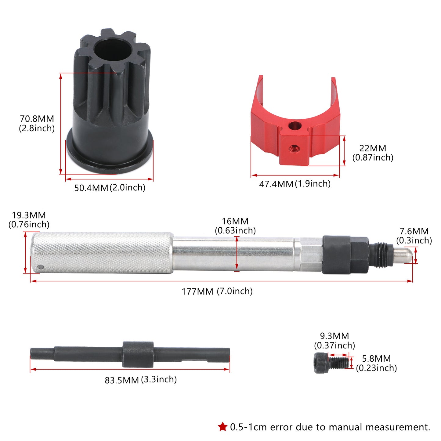 J-38587-A For Caterpillar C-15 C-16 Timing Pin + Injector Height Adjustment Tool