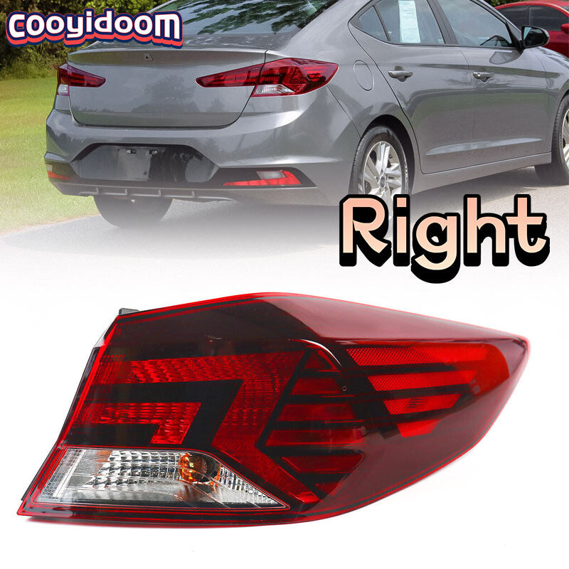 Right exterior taillight assembly brake stop light applicable to 2019-2020 for Hyundai for Elantra .