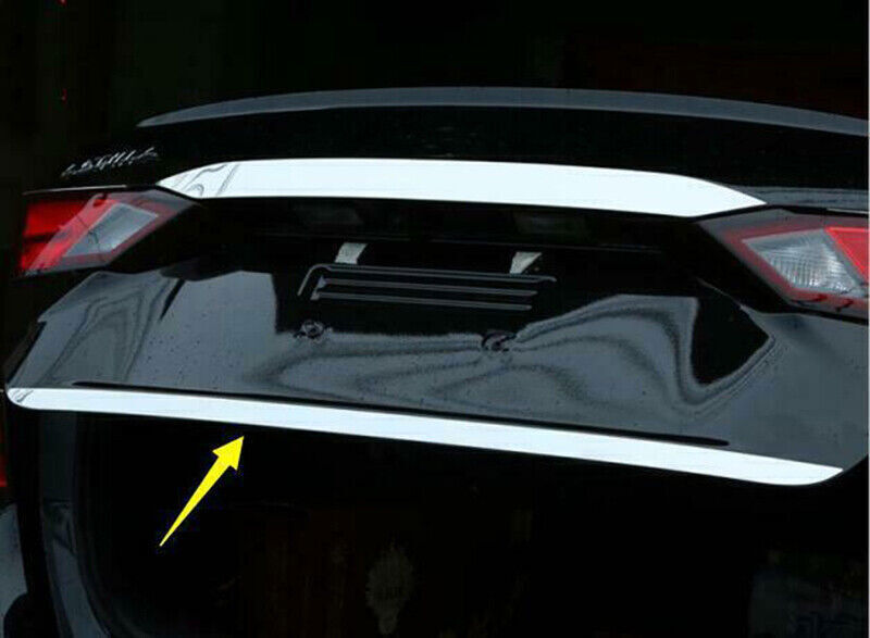 1X Stainless Chrome Rear Trunk Lid Gate Edge Cover Trim for Nissan Altima 19-22