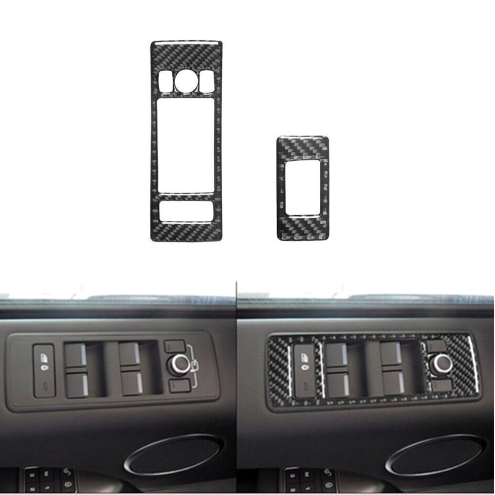 Carbon Fiber Front Window Lift Panel Trim For Land for Range Rover Sport 2014-2017