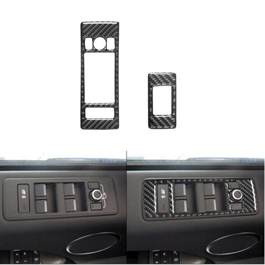 Carbon Fiber Front Window Lift Panel Trim For Land for Range Rover Sport 2014-2017