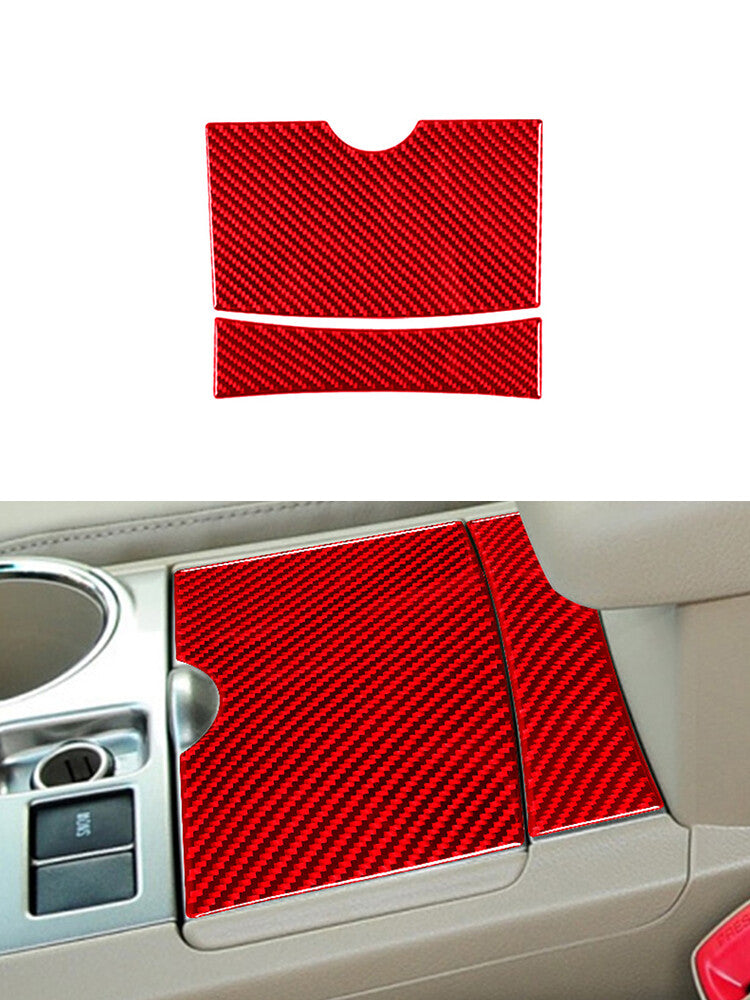 Red for Toyota Highlander 2008-13 Center Console Cup Holder Lid Trim Cover Panel
