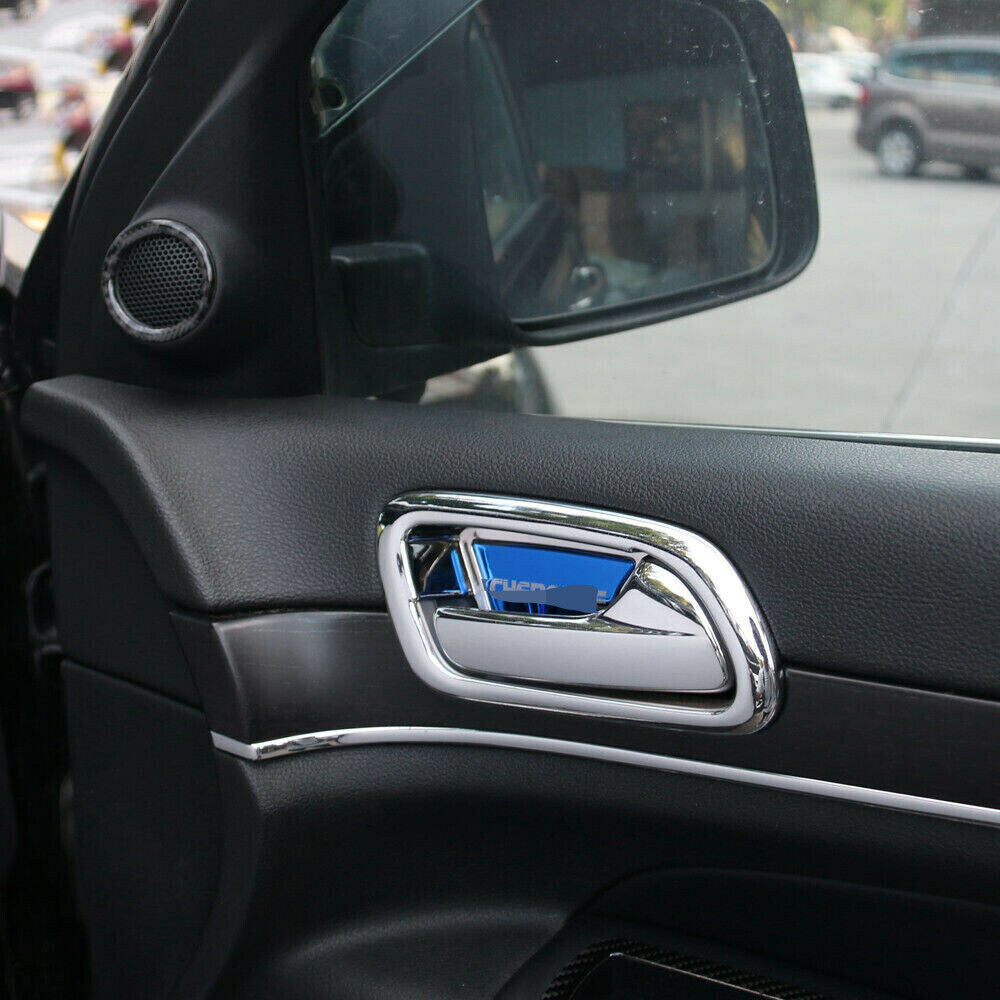 for Jeep Grand Cherokee 2014-2020 Chrome Inner Side Door Bowl Handle Cover Trim