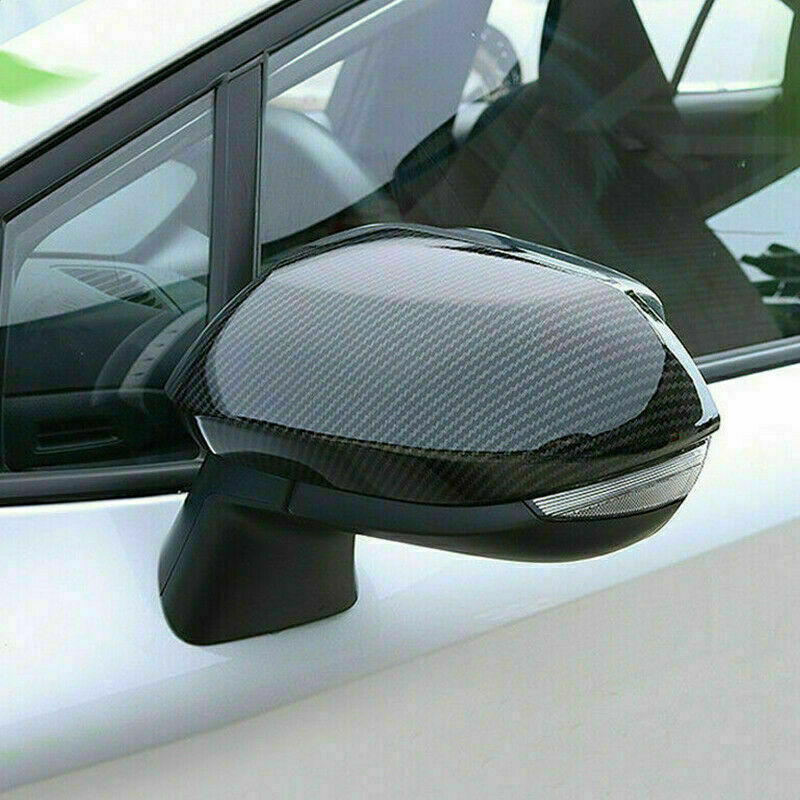 for Toyota for Corolla 2019-2023 Carbon Fiber Side Rearview Mirror Cover Wing Trims