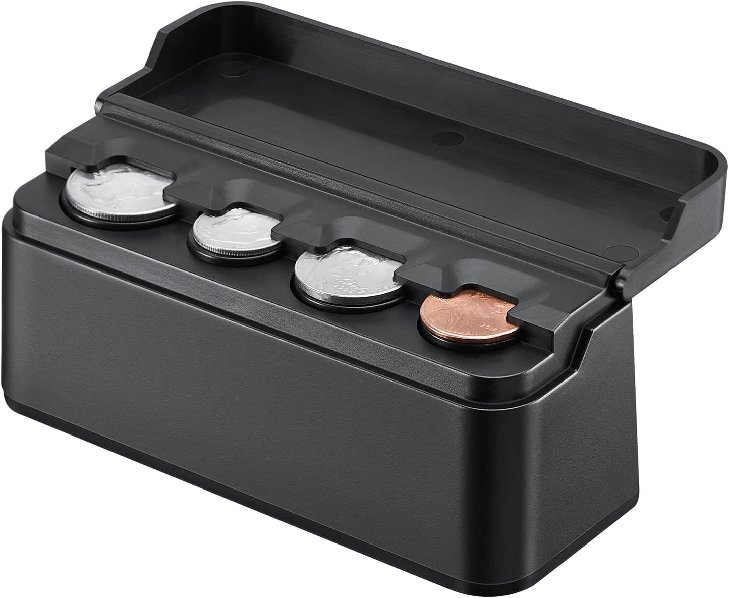 Car Coin Holder Change Storage Holder Case Box Container Organizer