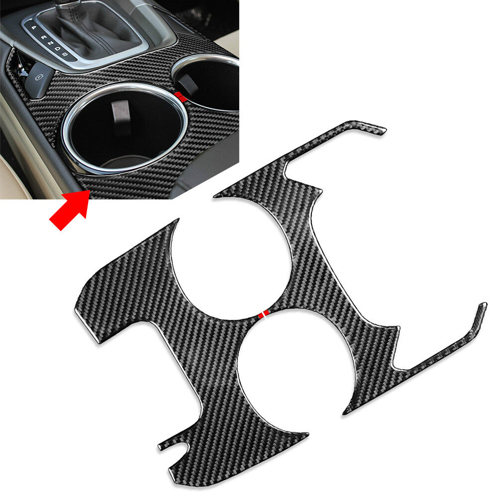 LHD Central Console Gear Shift Water Cup Cover Trim Fit for Ford Mondeo 2013-16