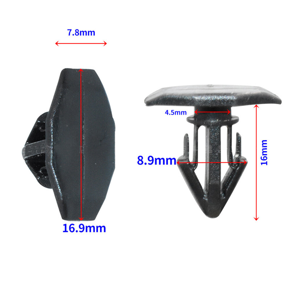 10 Car Hood Front Cowl Panel Weatherstrip Retainer Clips for Toyota