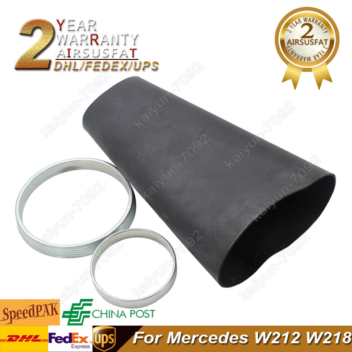 Front Air Shock Absorber Sleeve With Rings for Mercedes W212 W218 2123203238