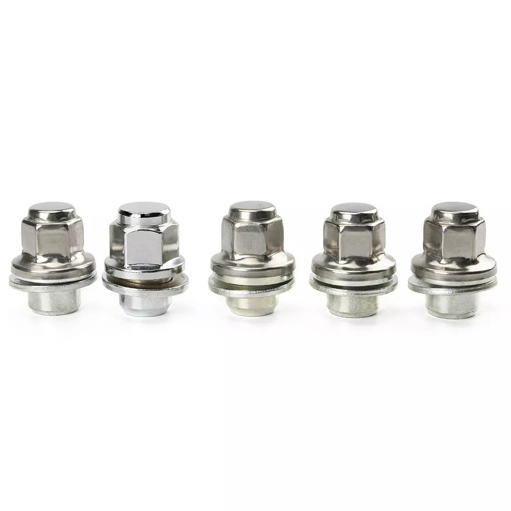5X C2C35294010 Stainless Steel Lug Nuts ForJaguar S-Type X-Type XJ XF 1999-2011