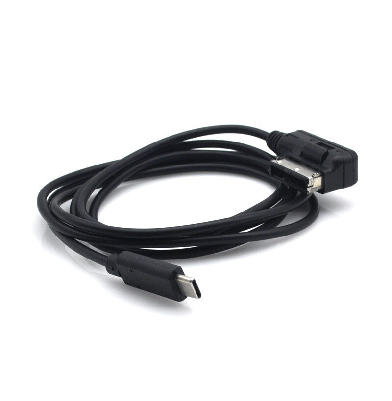 Mp3 aux charger typec usb data music cable for Mercedes Media-In MMI iphone15
