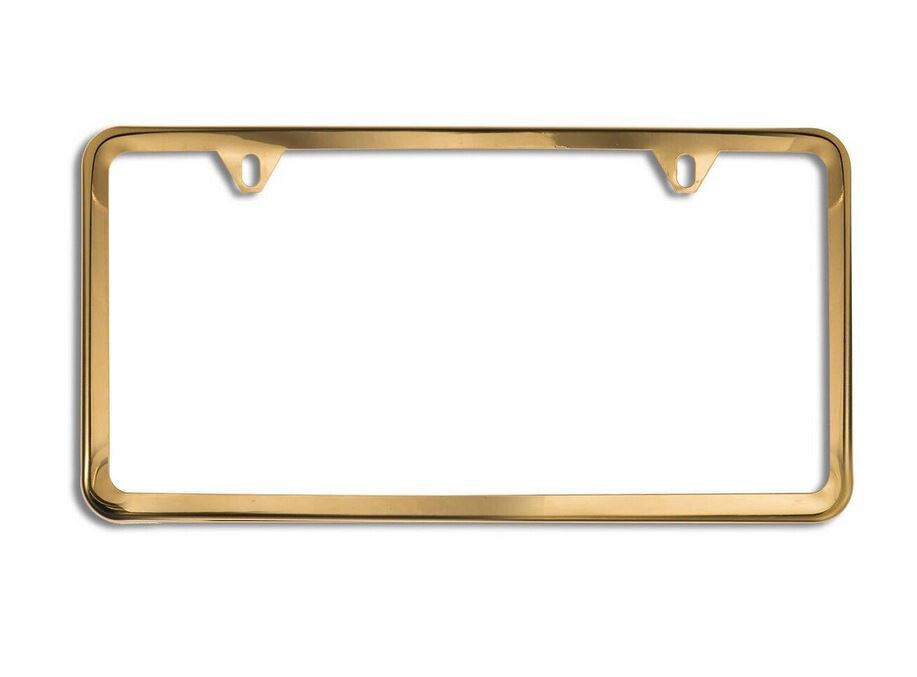 1 piece car license plate frame cover cap rear boot trunk gold for Ram