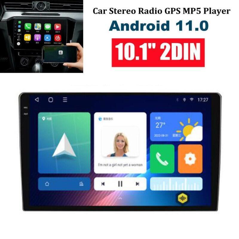 Auto GPS Bluetooth 10.1 2DIN Android 11 Stereo Radio MP5 Player for iOS/Android