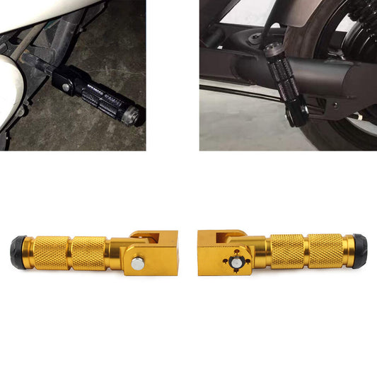 for YAMAHA for Suzuki for Kawasaki Universal M8 Footpegs Folding Passenger Foot Pegs