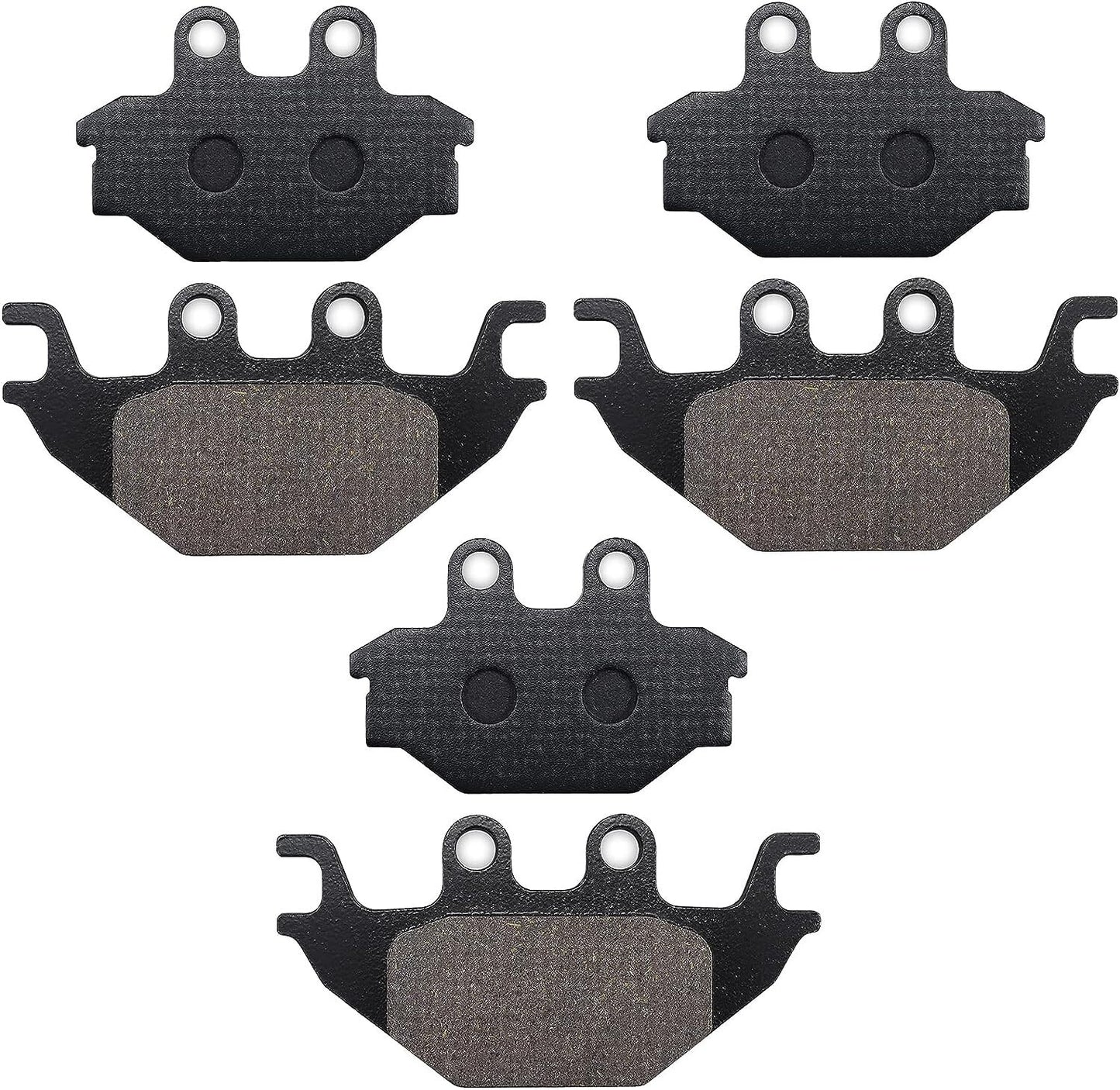 Front and Rear Semi-Metallic Brake Pads for Quadlander 300 600 ARCTIC CAT 250