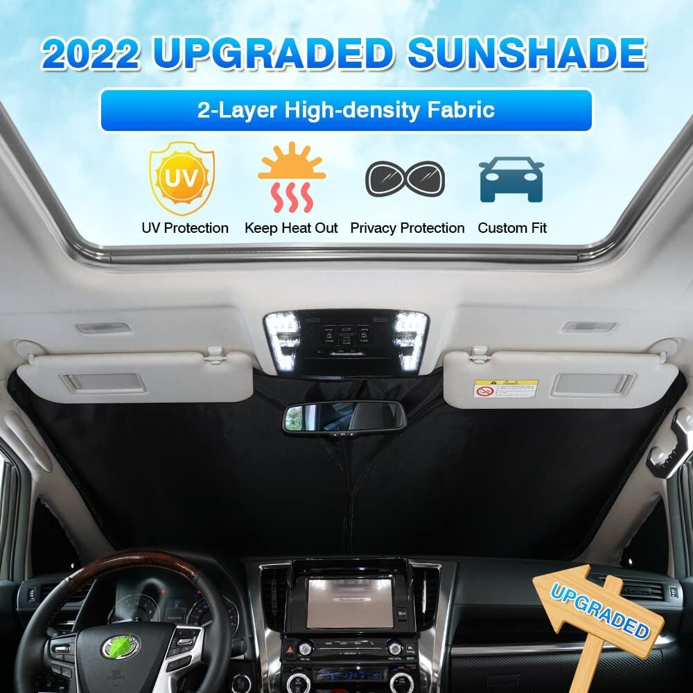 Custom Fit 2013-2018 for Toyota RAV4 Windshield Sun Shade UV Block Front Visor Cover
