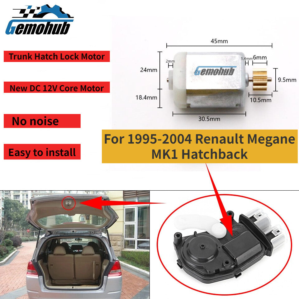 Quality Power Trunk Lock Latch motor For 1995-2004 for Renault Megane MK1 Hatchback