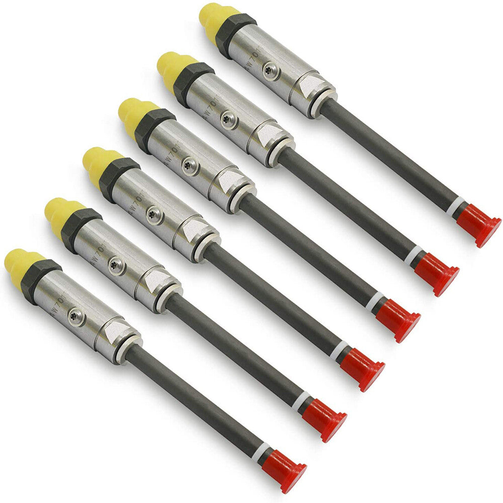 6x Fuel Injector Pencil Nozzle 4W7017 Fit CAT 3306 3406 3406B 3406C 3412 OR-3421