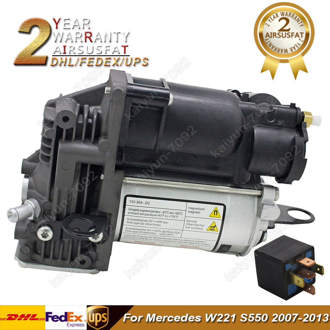 W221 Suspension Air Compressor Pump Relay 2213201704 for Mercedes S550 2007-2013