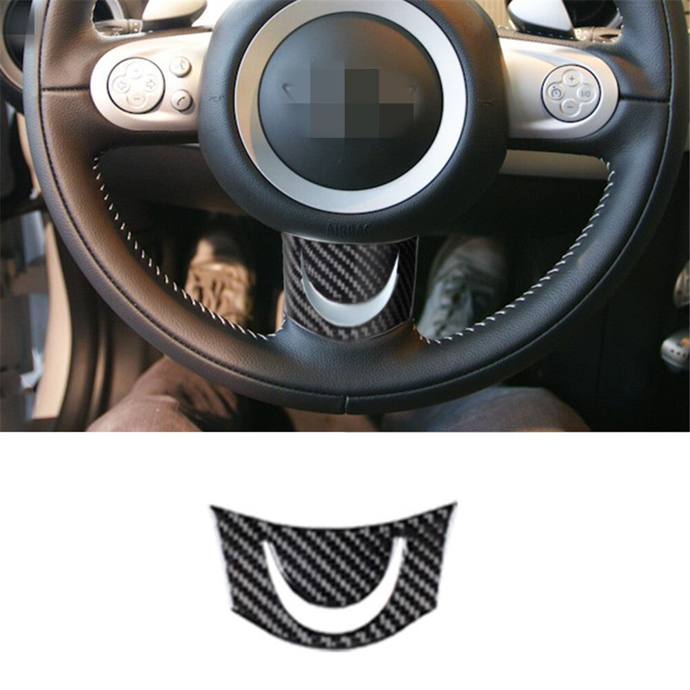 Carbon Fiber Inner Steering Wheel Chin Trim for Mini Cooper 2007-2010
