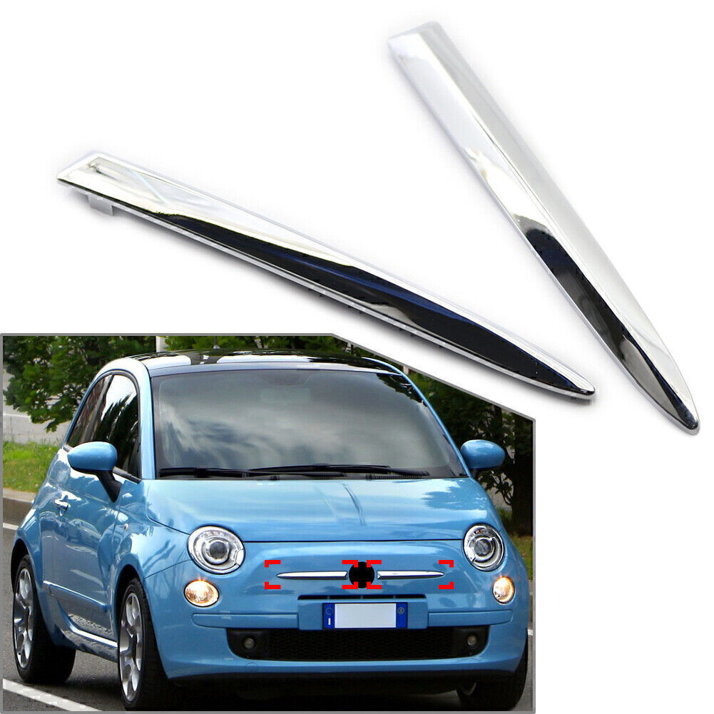 Front bumper upper trim suitable for Fiat 500 2007-2015 2008 2009 2014 735455042