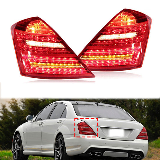 1 Pair for Mercedes-Benz W221 S-Class 2007-2009 Tail Light Rear Light Tail Lamp