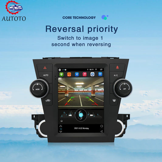 9.7 Android 10.1 1GB+16GB Car Stereo Radio GPS For 2008-2013 for Toyota Highlander