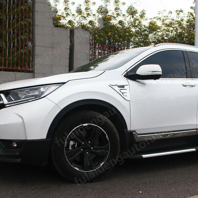 for Honda CRV CR-V 2017-2022 ABS Chrome Fender Side Air Outlet Decal Cover Trim