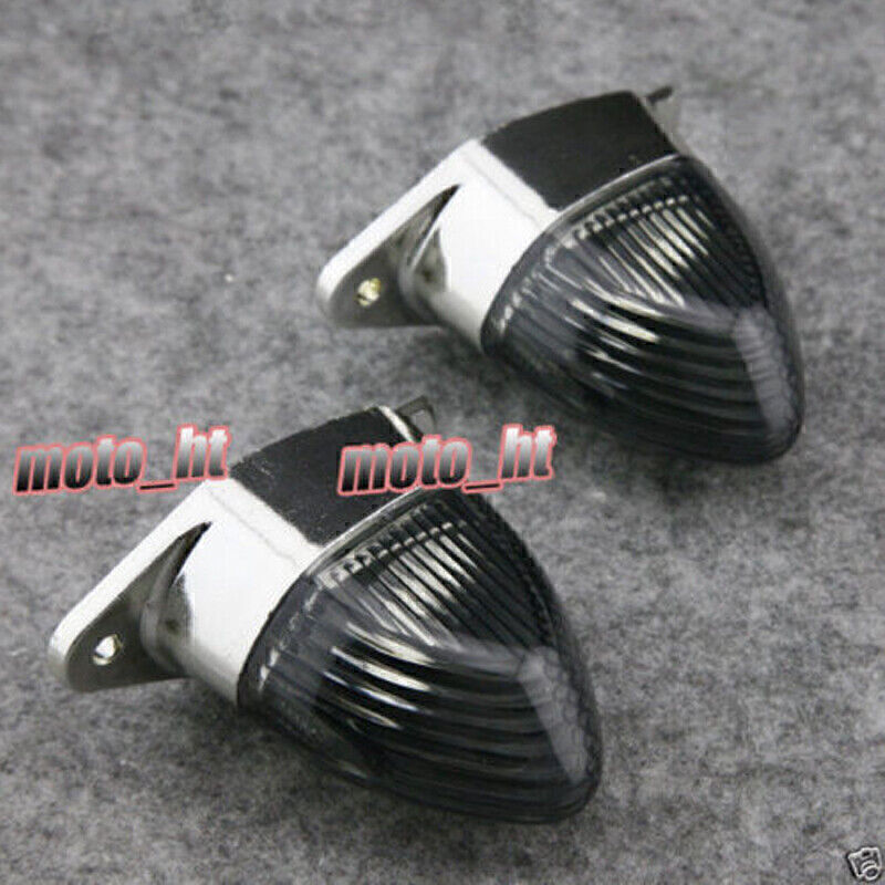 for Kawasaki ZX6R ZX10R 2004-06 05 Smoke Rear Turn Signals Light Indicators Lens
