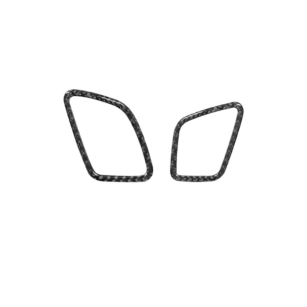 2X Carbon Fiber Defogger Vent Frame Cover Trim for Bmw X3 F25 X4 F26 2011-2017