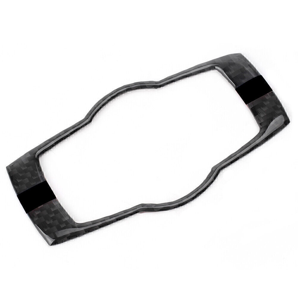 Carbon Fiber Car Headlight Switch Button Frame Cover Trim Fit for BMW 3 series E90