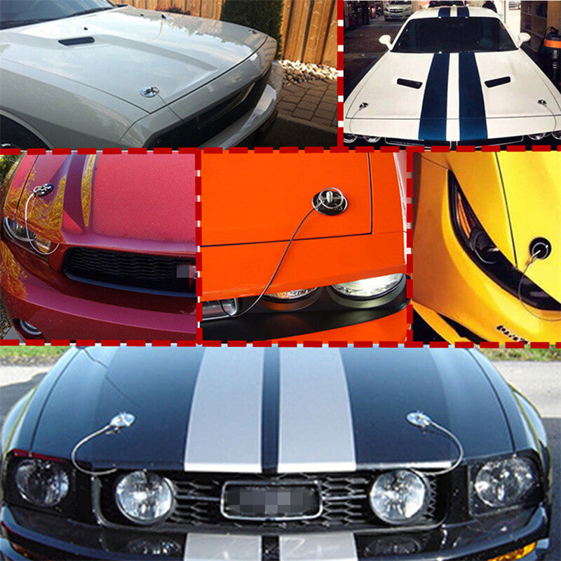 Blue cap pin plate kit, aluminum car racing cover, pin lock, universal appearance